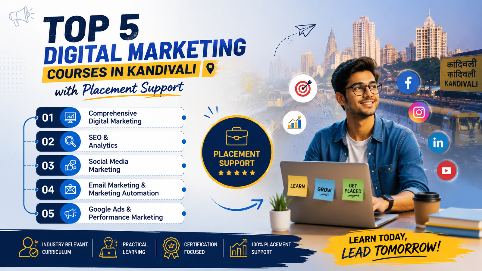 Best Digital Marketing Courses in Kandivali with placement